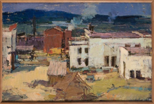 Nizhny Tagil, 1958. Oil on canvas
