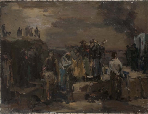 Untitled, Execution, Babi Yar series, Leningrad, ca. 1944–52. 